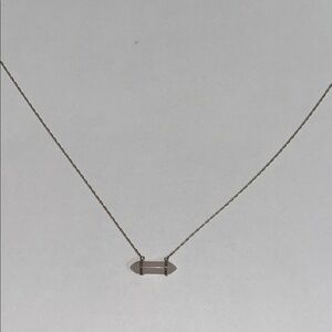 Elegant gold plated Necklace with rose quartz